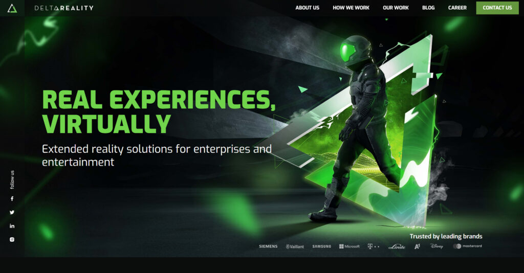 Delta Reality mixed reality companies list